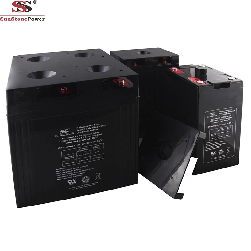 2019 New 2volt 1500ah Deep Cycle Solar Inverter Silicon Gel Batteries