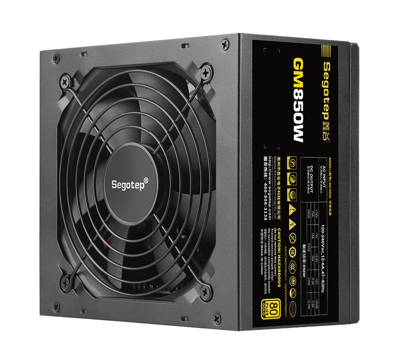 Segotep GM750W GM850W 80plus Gold Full Modular Gaming ATX PC Power Supply