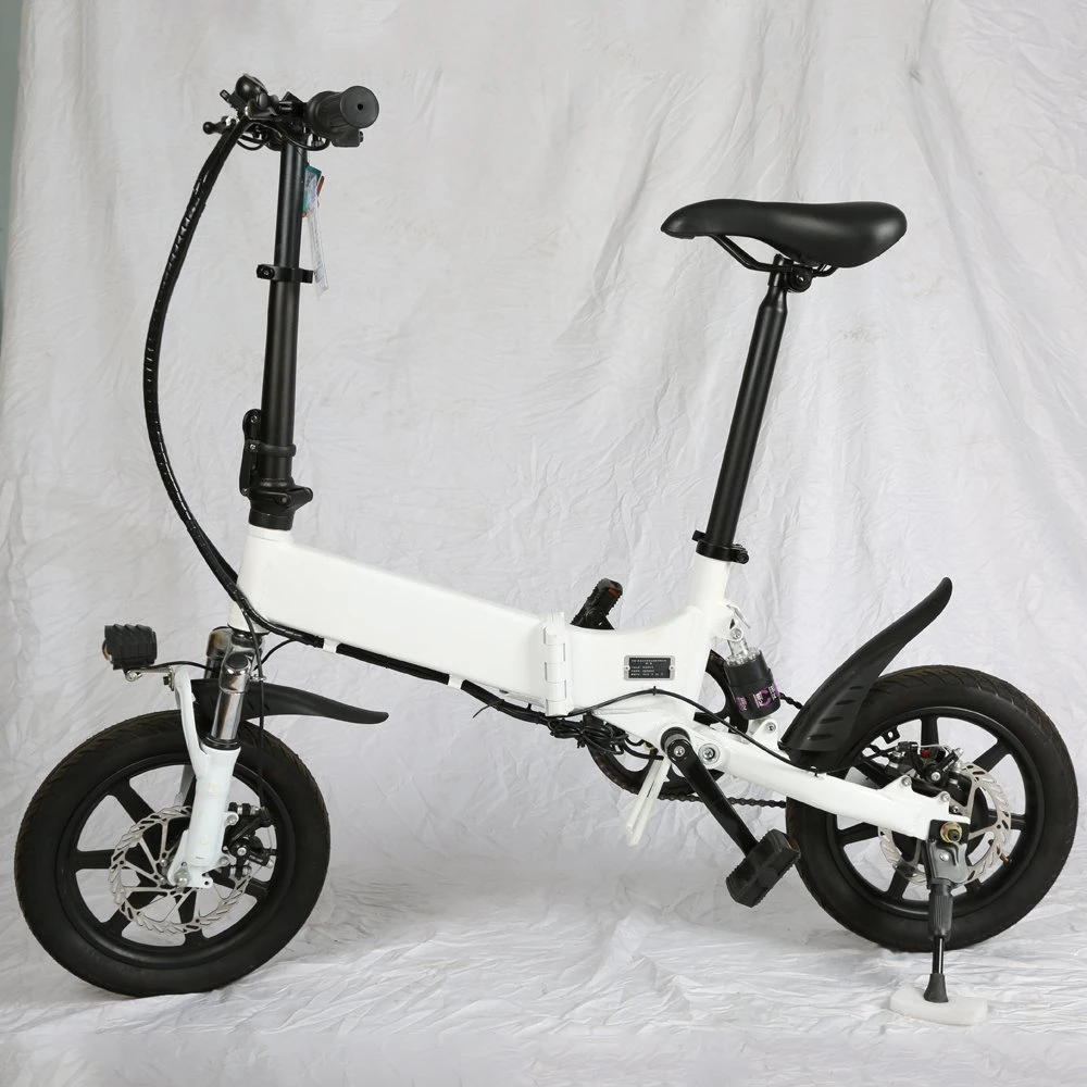 36V 14inch E City Bicycle Cheap Dirt Mini Electric Folding Bike Ebicycle