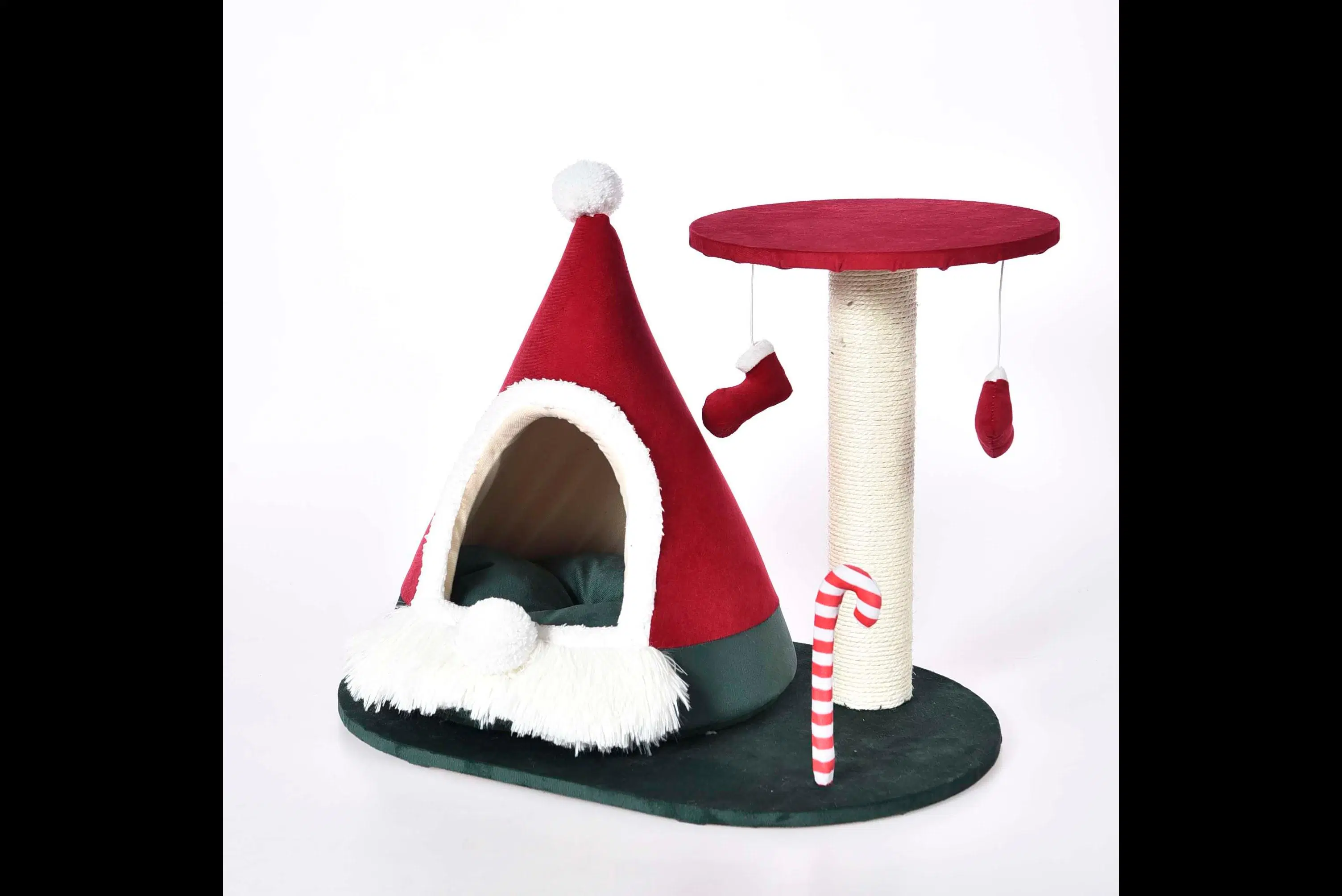 Explodes Light Luxury Pets to Attract Fun Christmas Tree Cat Climbing Tree with Removable Bed