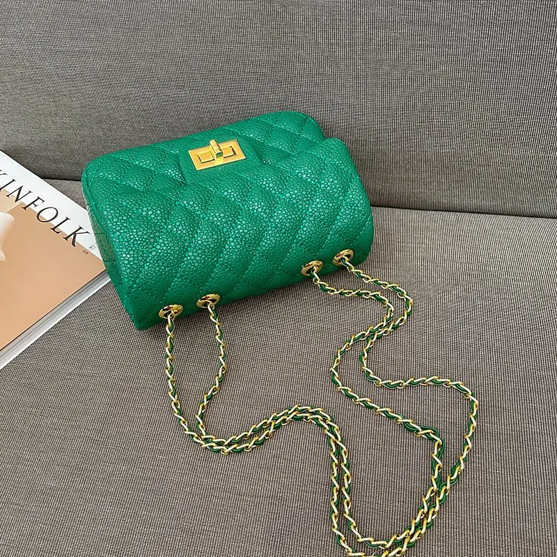 Hersteller Großhandel/Lieferant Green Stone Muster Schultertasche für Frauen