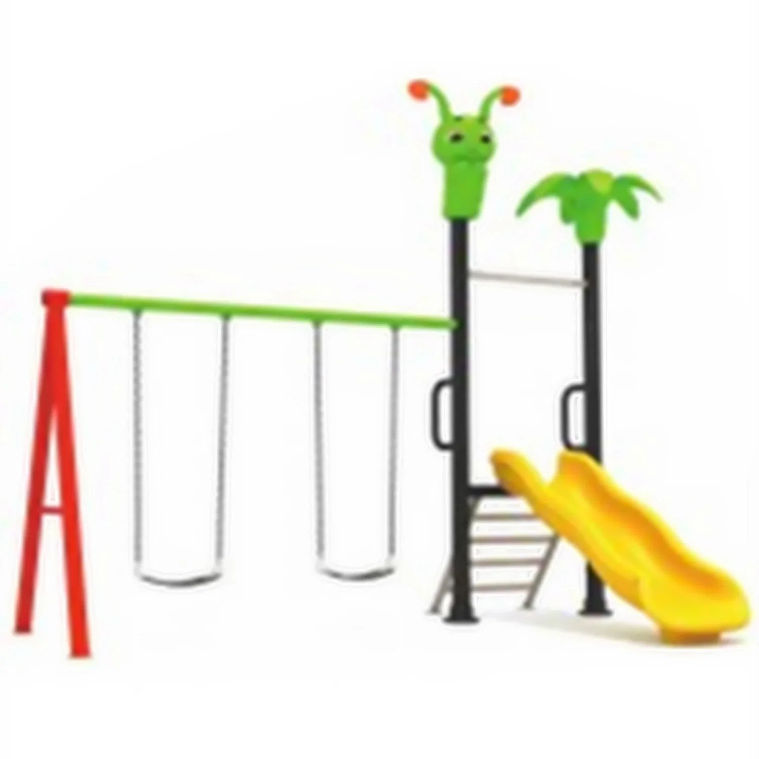 Outdoor Playground Equipment Kids Amusement Park Slide Swing Set