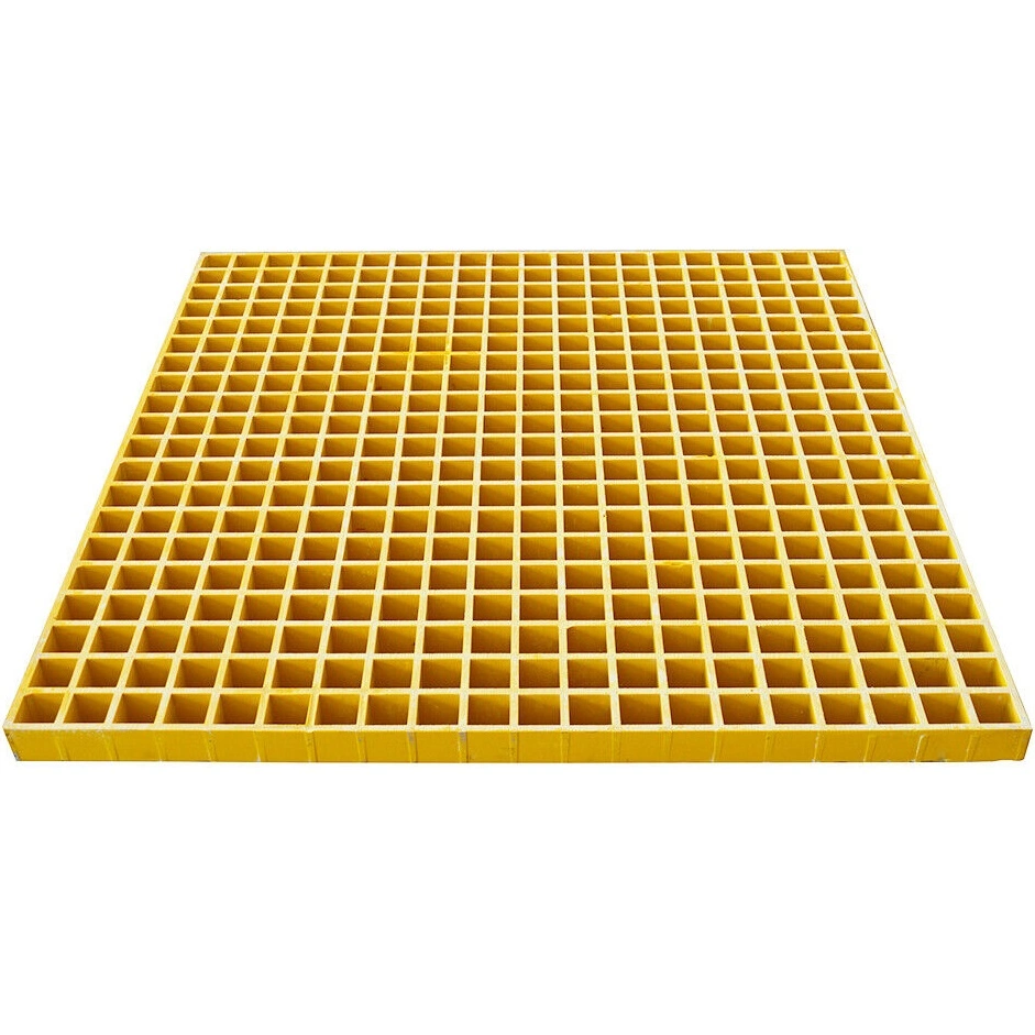 Taille standard caillebotis PRF PRF Grincement de moulage par grille pour l'industrie des produits en fibre de verre