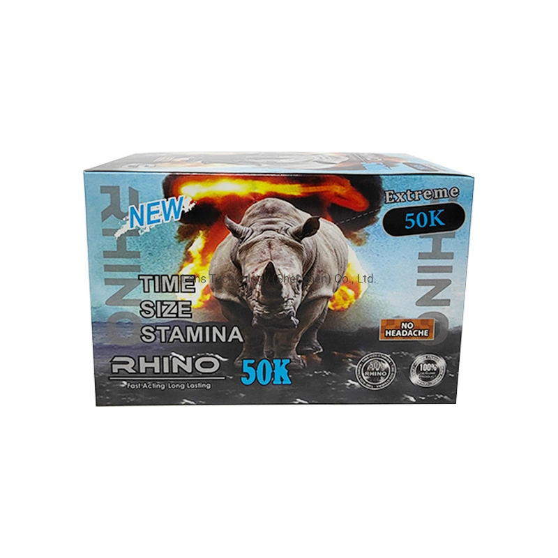 Personnaliser impression Rhinoceros Packaging 3D Cards pour Sex Capsule