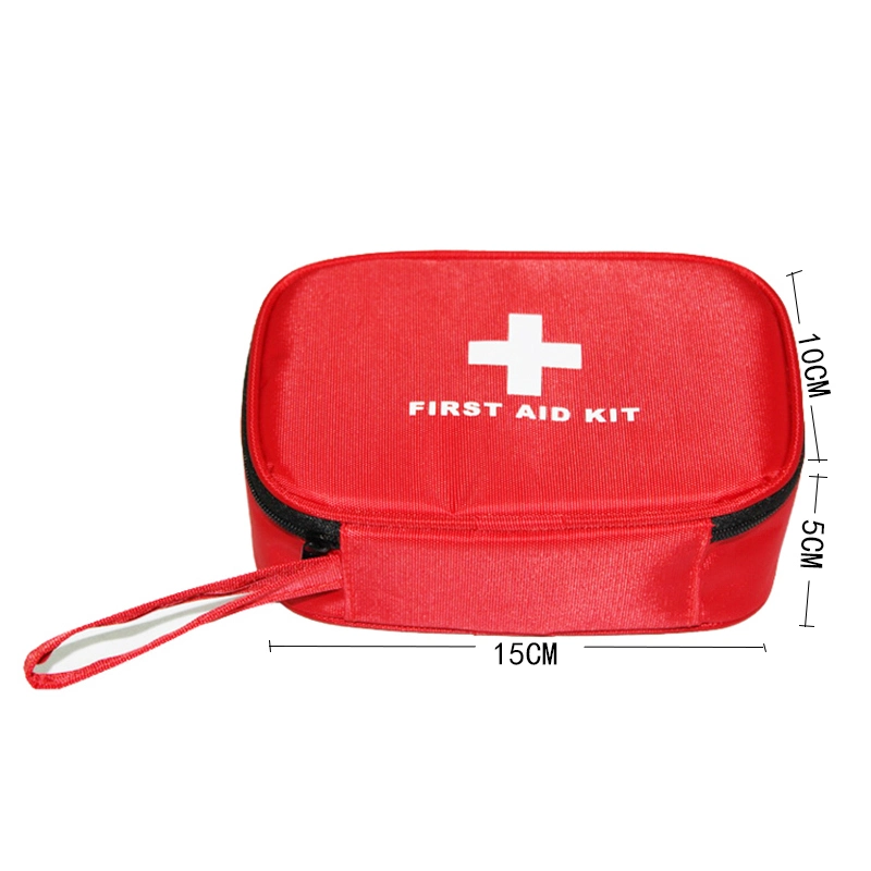 Rojo mini de Viaje de Emergencia Médica caja vacía de viajar