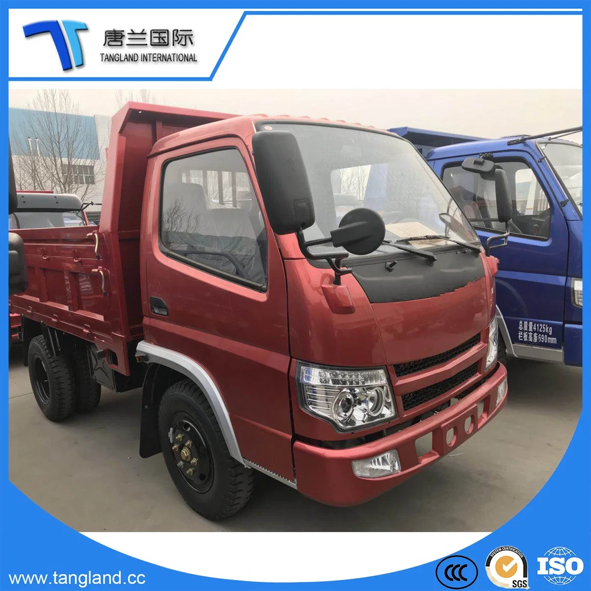 4*2 Light Duty Dumping Self-Discharge Dumper Dropside Truck