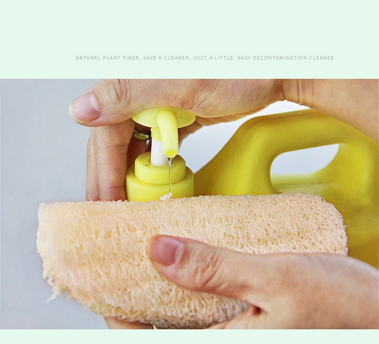 Biodegradable, baño de esponja de masaje esponja Luffa Scrub de ducha limpieza cepillo Scourer Scrubber