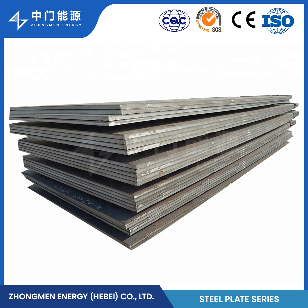 Zhongmen Energy Super Mirror Gold Stainless Steel Sheet Plate China Ss400 Q355. Carbon Steel Plates Hot Rolled Low Alloy Structural Steel Flat Rolled Plate