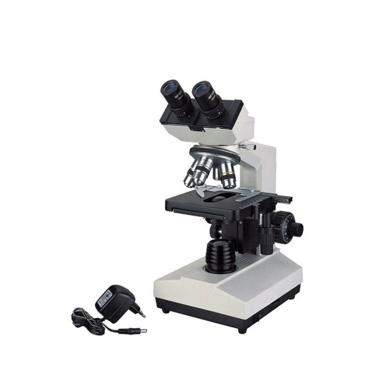 Laboratoire d'école d'hôpital Vet Compound LED Light Microscope portable Laboratory Microscope binoculaire vétérinaire biologique