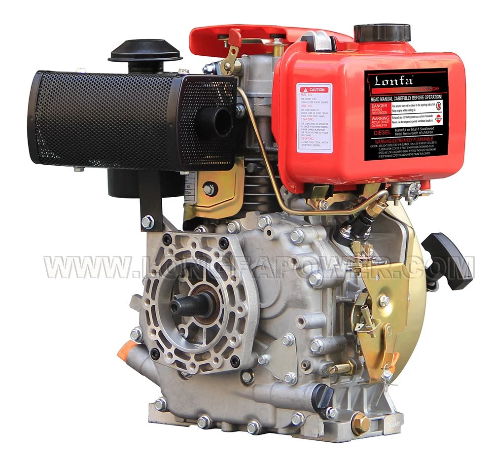 Chinese Air Cooled Single Cylinder Diesel Engine, Model 186f 10 HP Diesel Engine for Sale, 10HP Air Cooled Diesel Engine