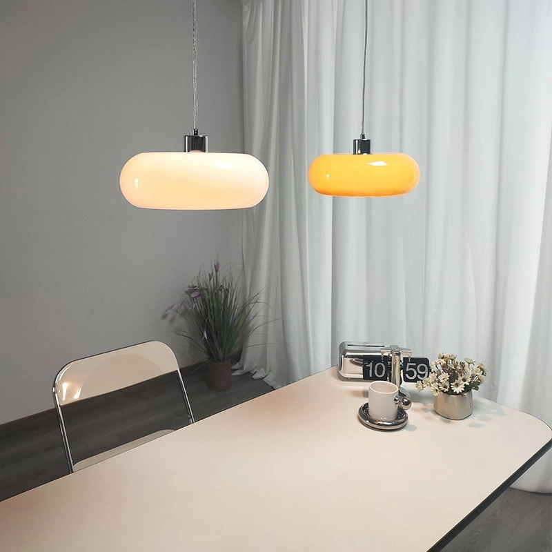 Lampe à économie d'énergie éclairage intérieur LED suspension LED lumière lustre en verre.