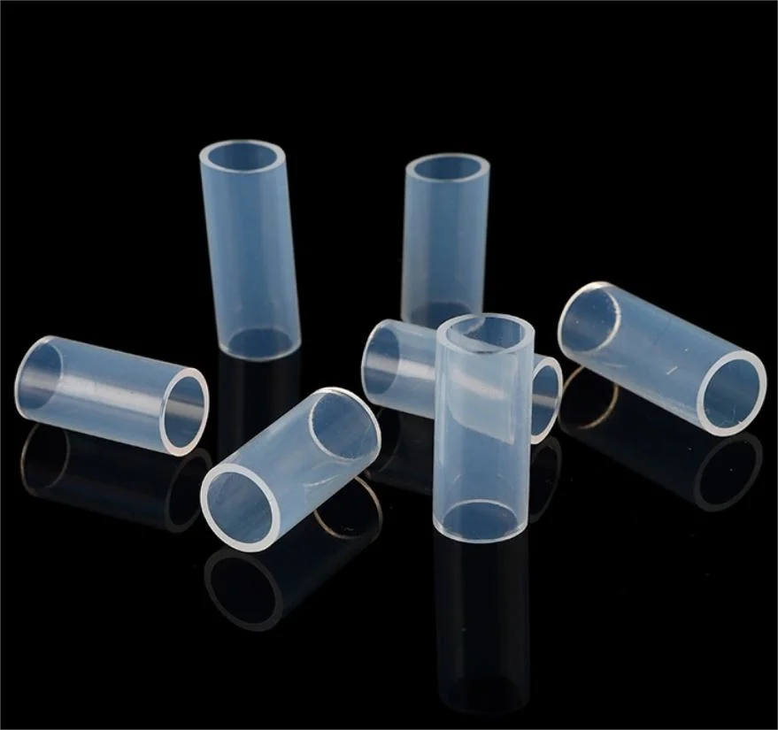 Tube en plastique PFA PTFE transparent résistant à l'usure personnalisé.