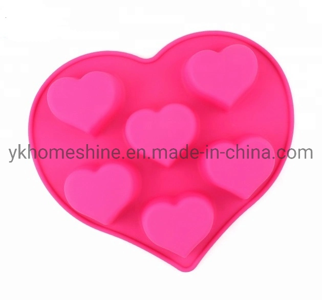 Lovely Heart Shape Silicone Cake Pan/Ice Cube Tray