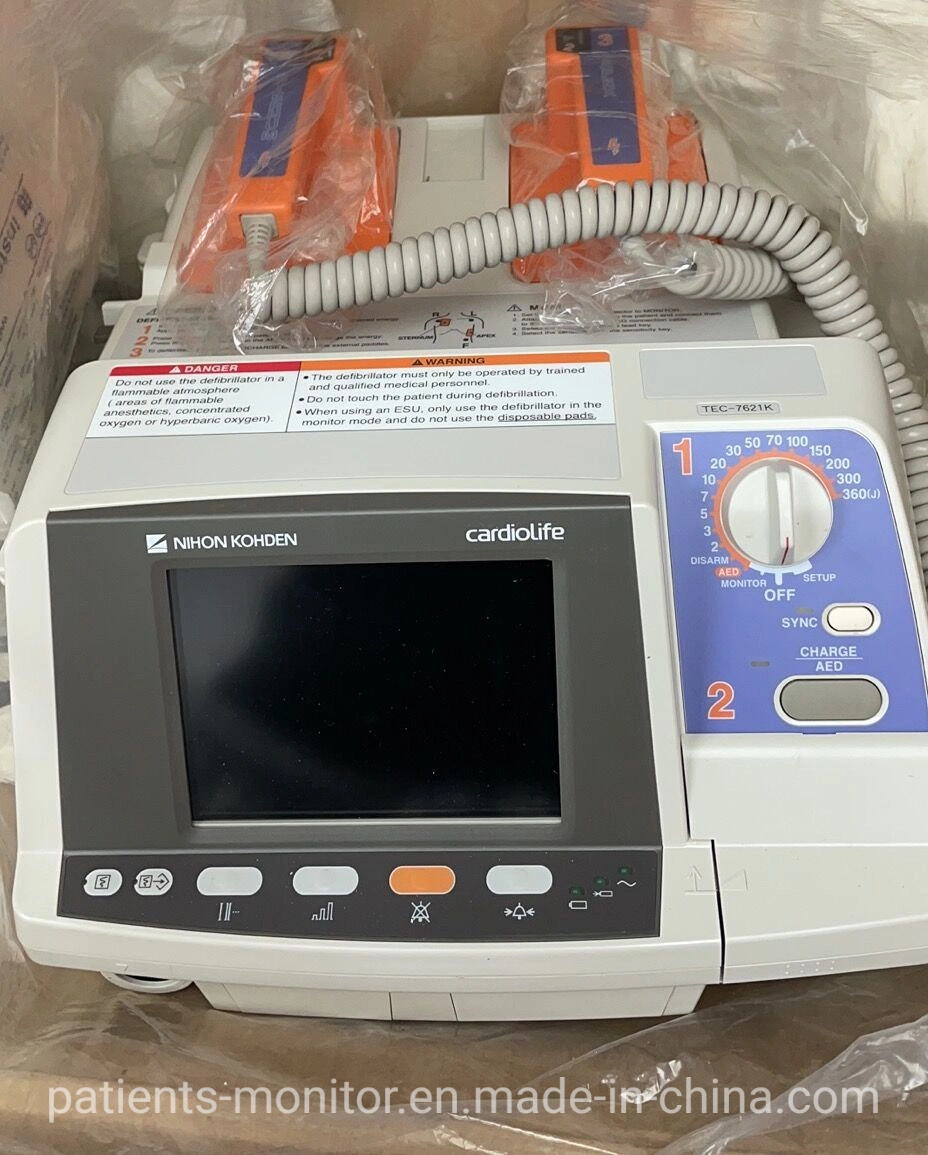 Nihon Kohden Cardiolife Tec-7621K Desfibrilador nueva condición de equipo médico