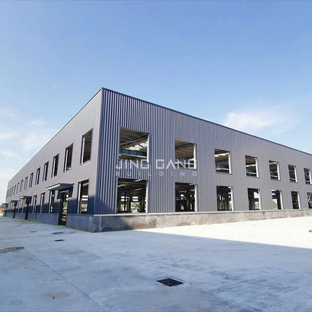 Light Industrial Steel Structure Prefabricated Warehouse Workshoo Building Project for Customization