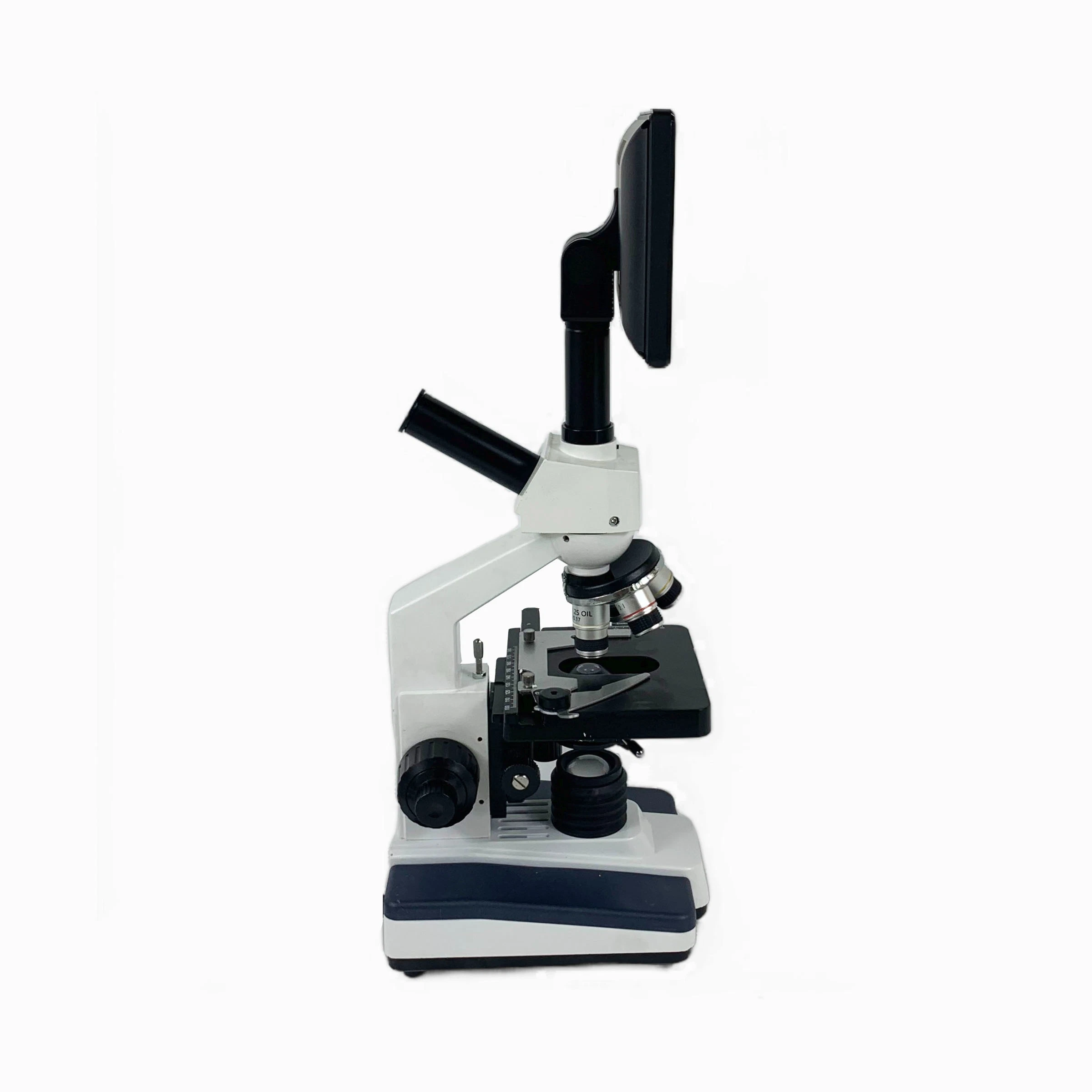 Equipo de laboratorio 7inch pantalla microscopio de alta calidad xsp-200V