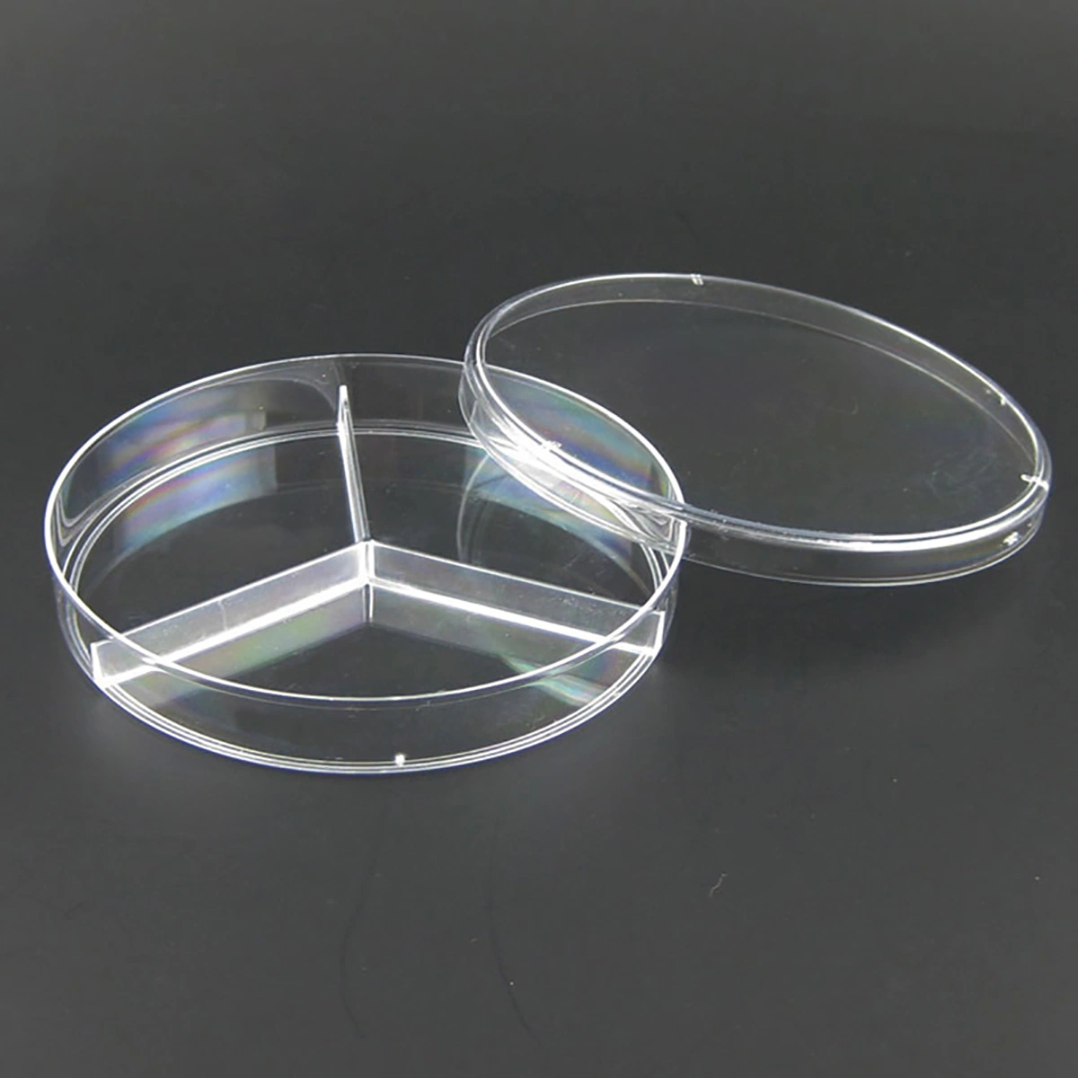 Laboratorio plástico Borosilicato vidrio Petri Plato 35mm