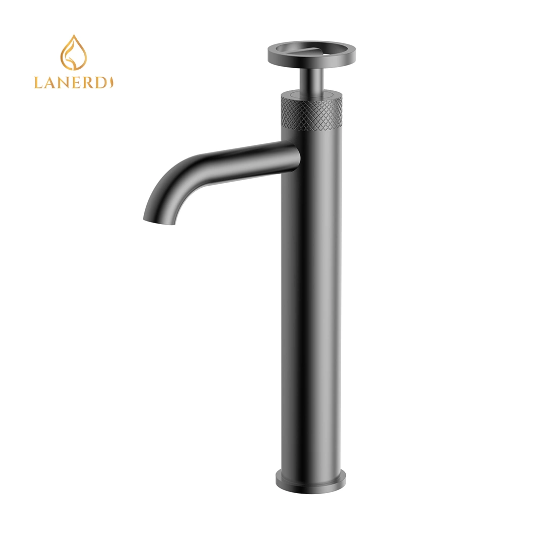 Sanitary Ware Faucet Factory Griferia Modern Basin Faucet Rotatable Knurling Handle Brass Bathroom Faucet Mixer Tap CE Upc Faucets Basin Faucet Water Tap