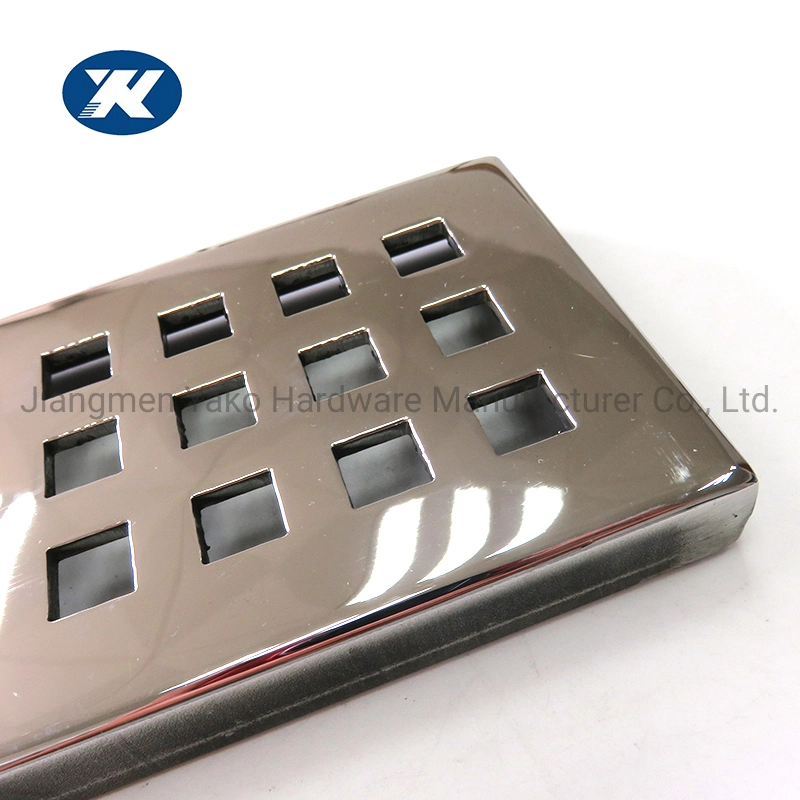 Stainless Steel Long Square Sanitary Fitting Floor Device Drainer Grate Drain