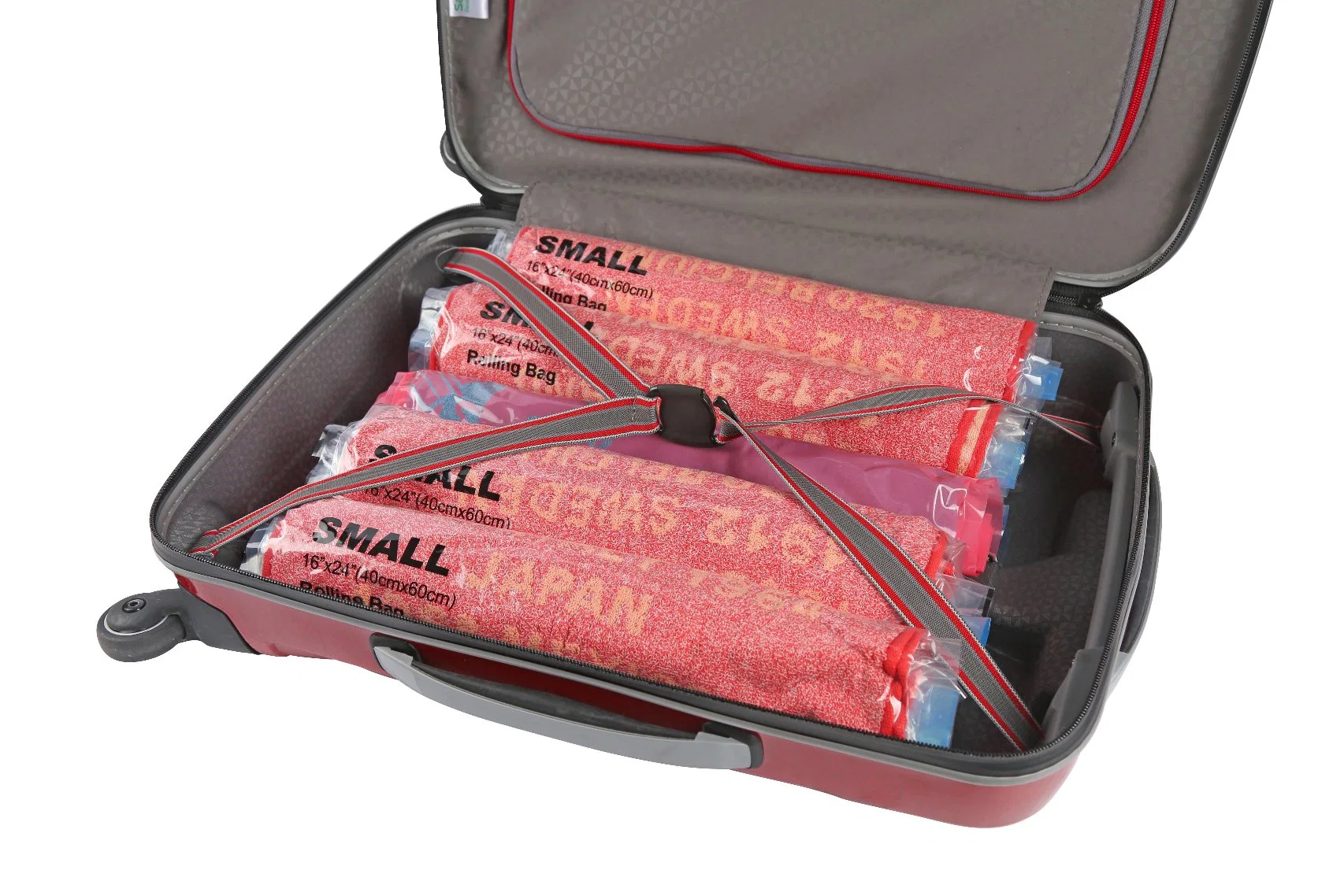 Space Saver Saving Roll up Travel Vacuum Compressed Bag