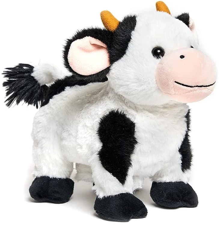 Lindo Diseño personalizado de los animales de peluche vaca animales de peluche mascota de Juguete Blando juguete infantil BSCI Sedex ISO9001