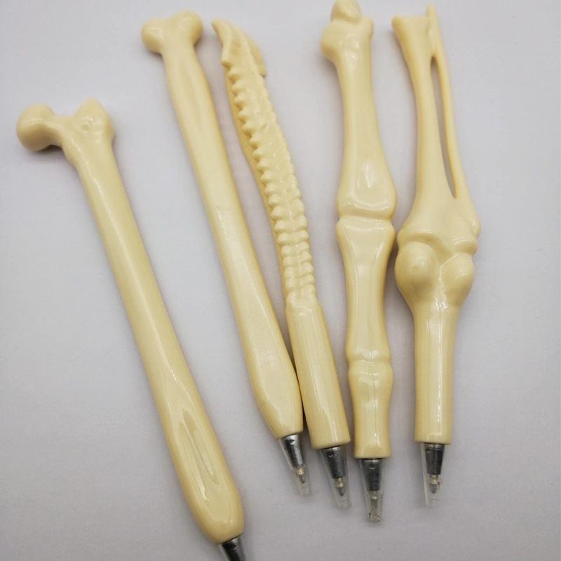 Office Supplies Plastic Cheap 5 Style Bone Shaped Ball Pens
