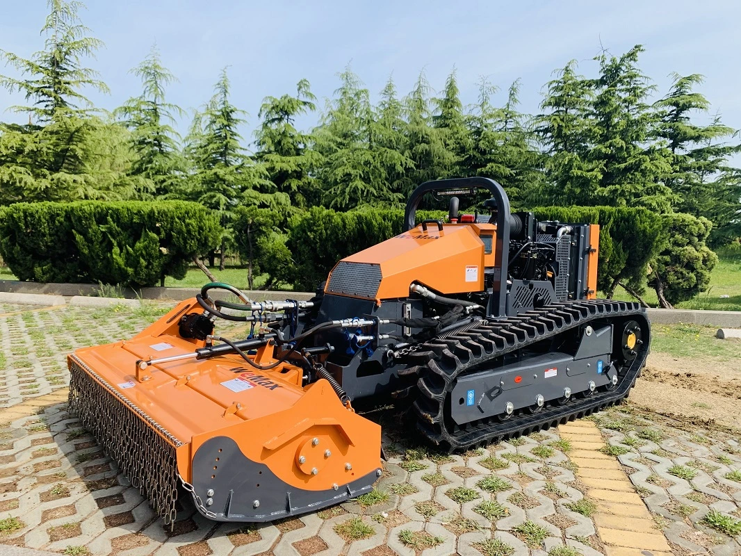 Multifunctional Remotely Controlled Petrol Driven Mowing Tracked Mower