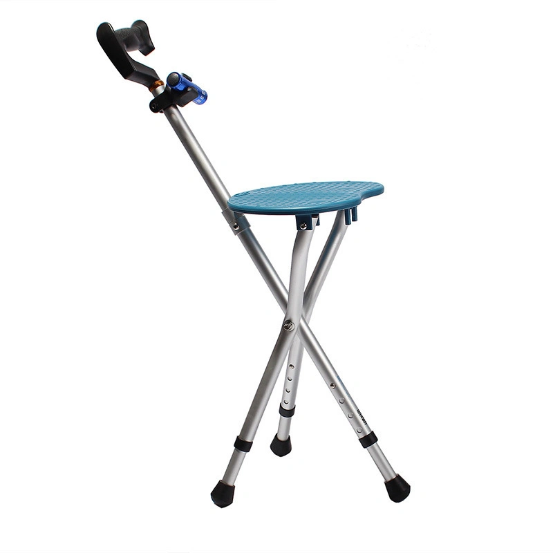 Aluminum Folding Stool Walking Stick