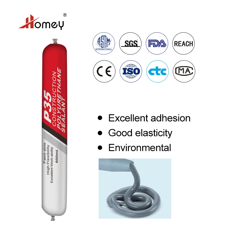 Homey Tube Scellant en polyuréthane noir pour le granit.