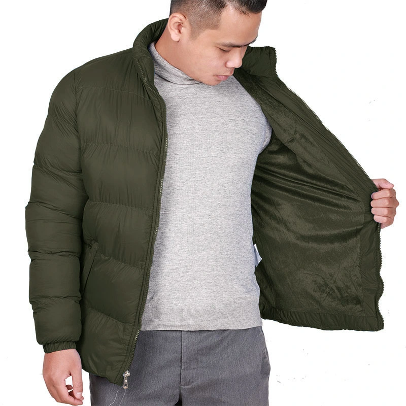 Men's Down & Winter Fresh Style Jacket Apparel Customize Full Zipper Wear