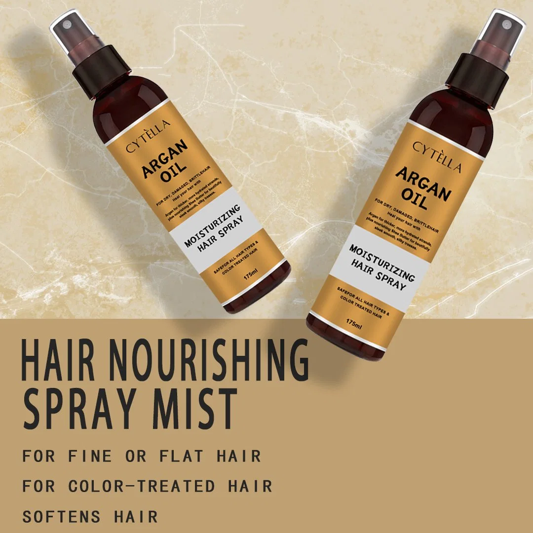 Safefor todo tipo de cabello y Color de cabello Tratamiento Hidratante aceite de argán Laca