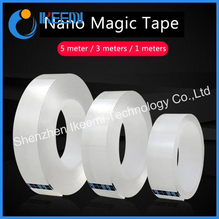 Nano Double Sided Tape Recycle Use Strong Adhesive Waterproof Transparent Super Fix Gel Grip Tape