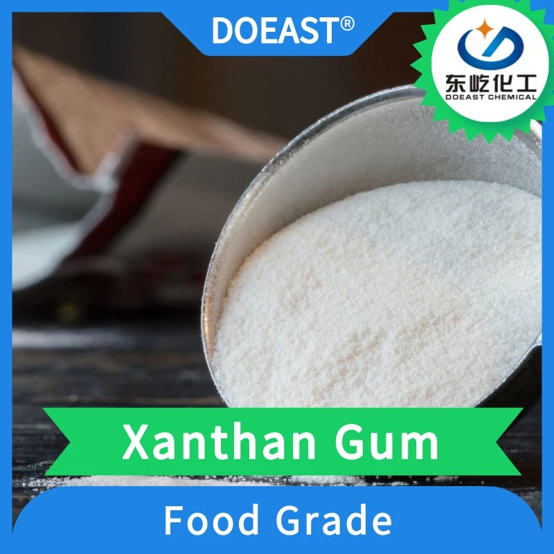 الطعام ثيكنر xanthan Gum E415/FCC 80/200 النسيج الشبكي شفاف الدرجة xanthan تنقيب زيت اللثة البترول xanthan Gum CAS 11138-66-2