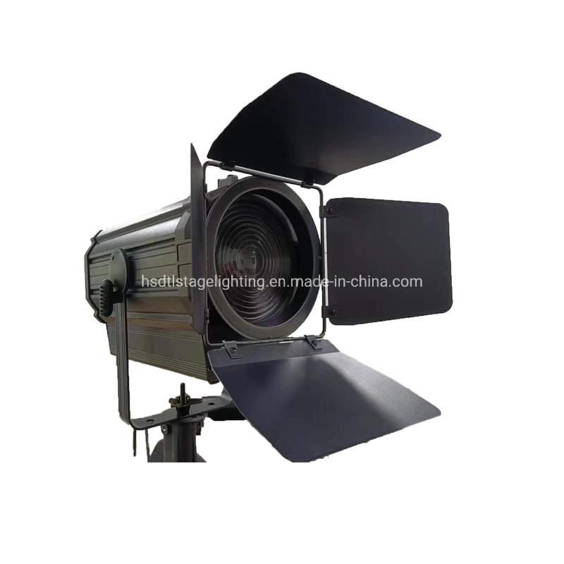 High Brightness COB LED 200W Fresnel LED Studio Theater Light 3200K Warm White Face Lighting for Stage