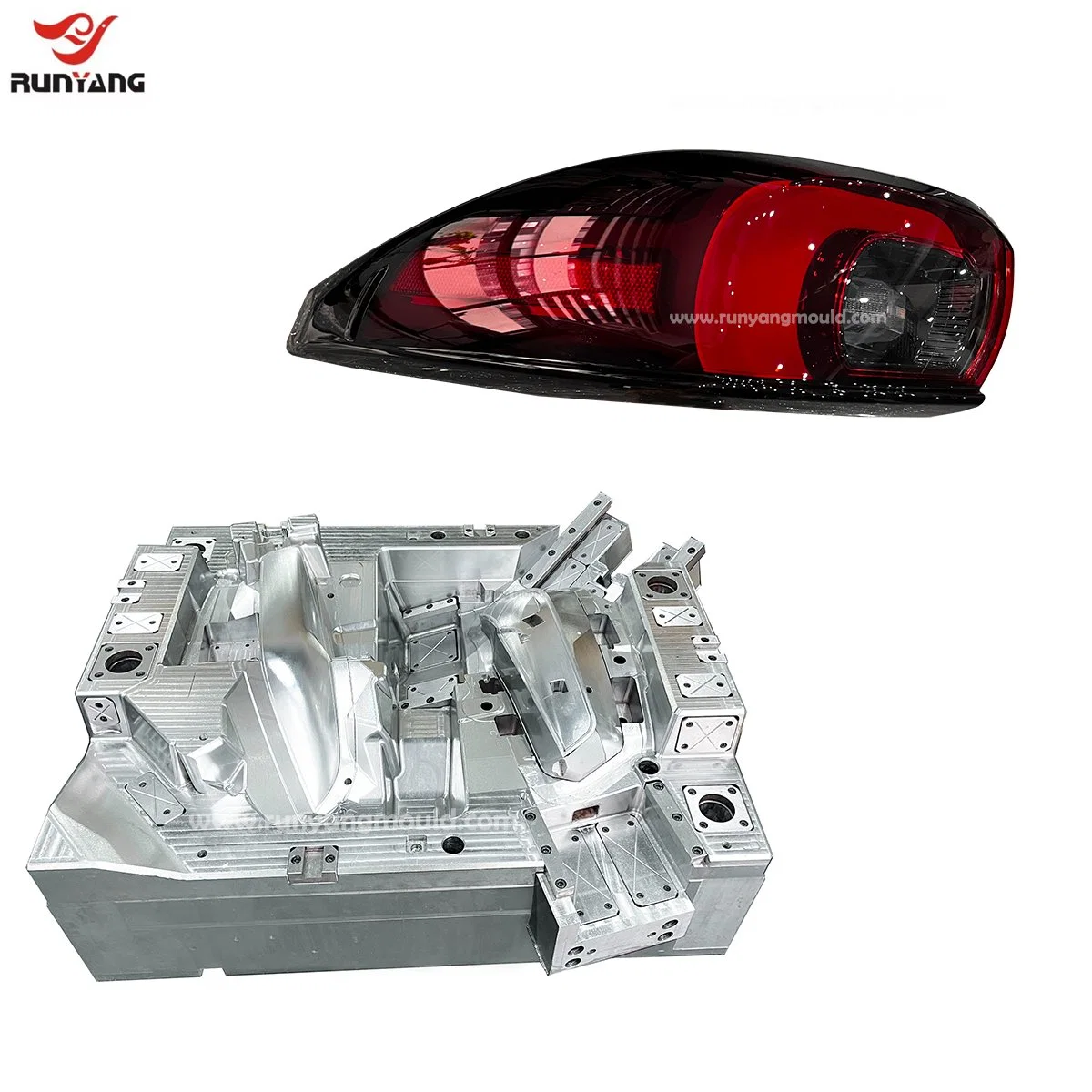 Precision Mould Manufacturer Auto Parts Moulding Light Mold Plastic Injection Lamp Molding