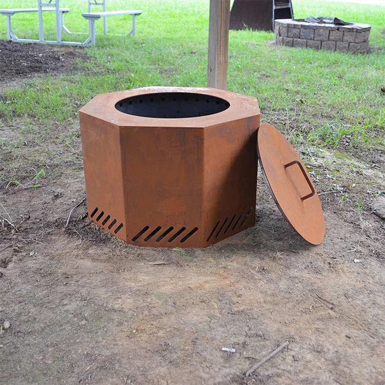 Customized Corten Steel Garden Decoration Metal Fire Pit