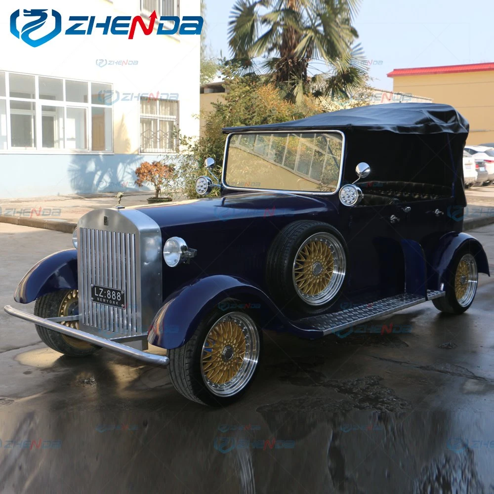 Factory Prices Electric Classic Sightseeing Vintage Car for Hotel Resort