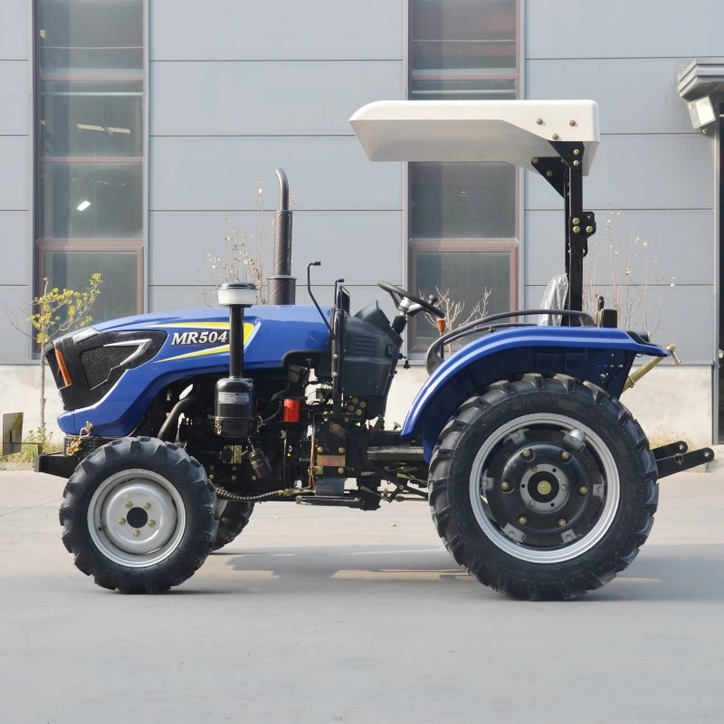 4X4 50HP Sunshade Farm Agricultural Tractors Hydraulic System