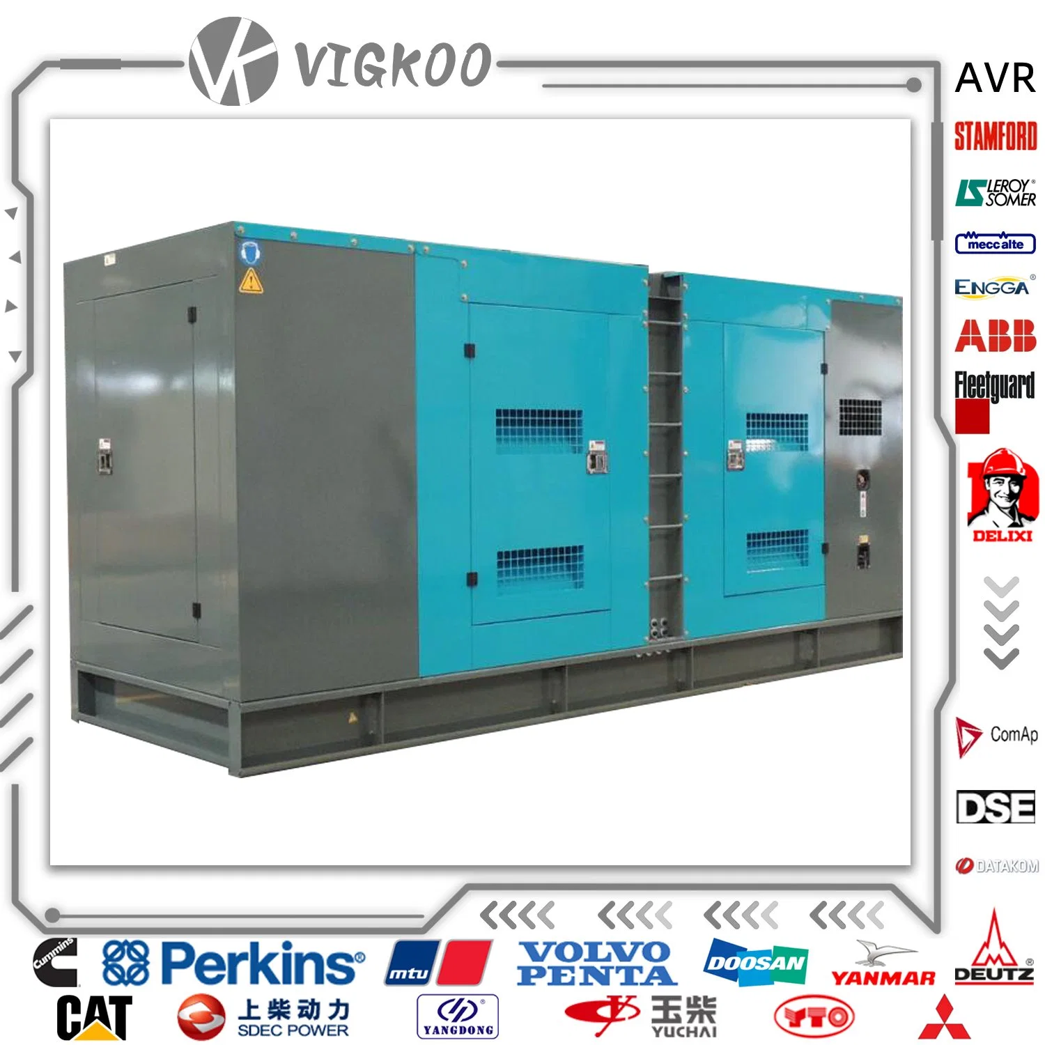 Motor eléctrico silencioso Super Generador Diesel Genset