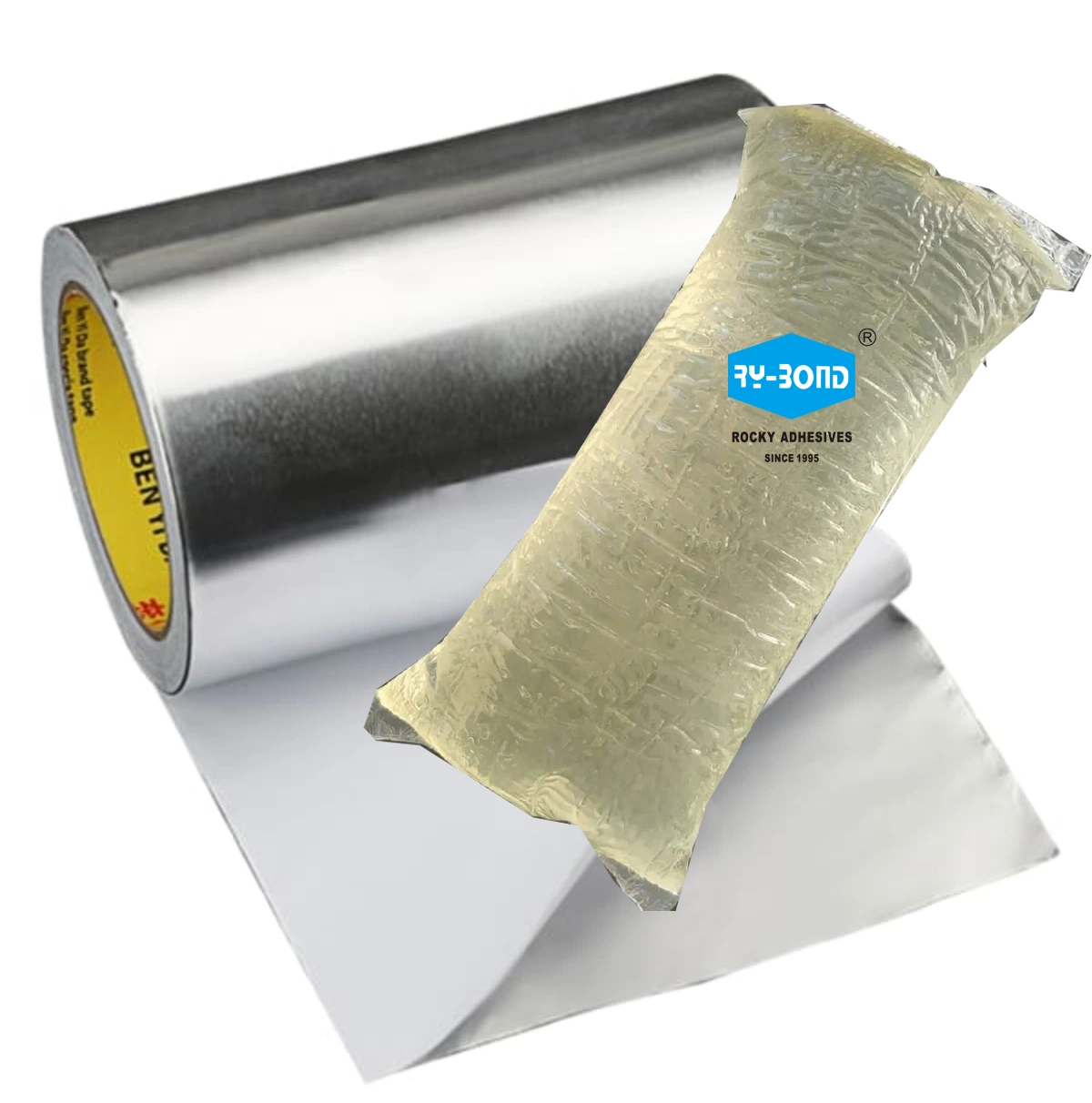 Heat Resistance Hot Melt Rubber Adhesive Glue for Aluminum Foil Tape