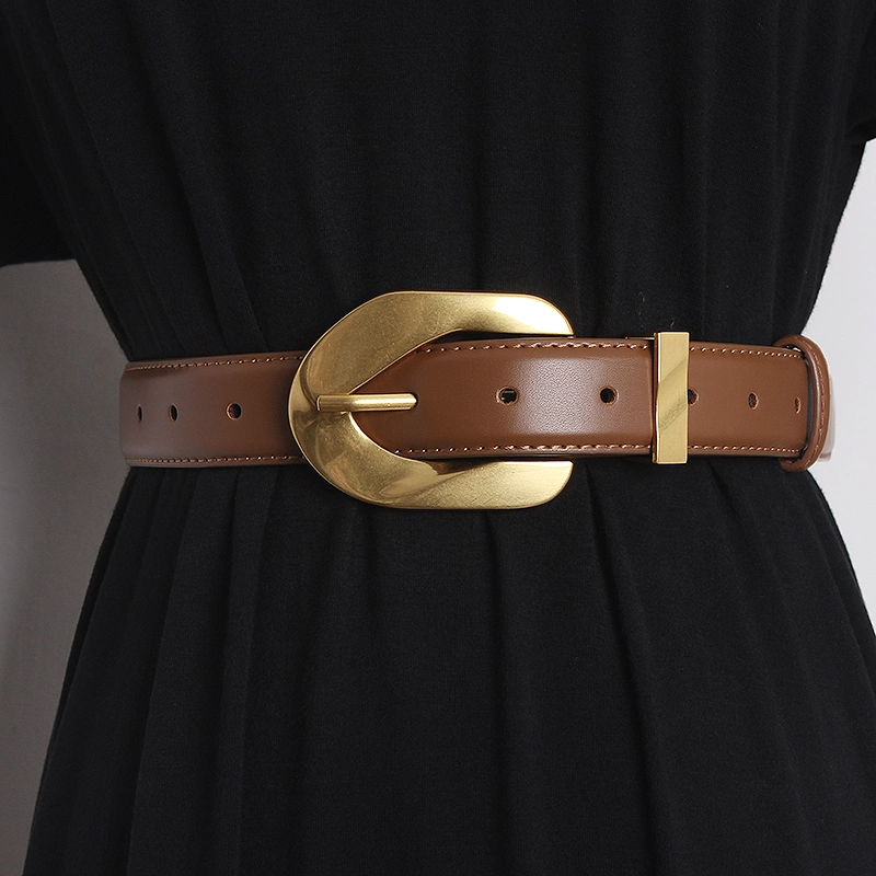 Lb3528 Logo Ladies Waist Fashion for Women Genuine Leather Belts Woman Designer Custom Luxury Belt