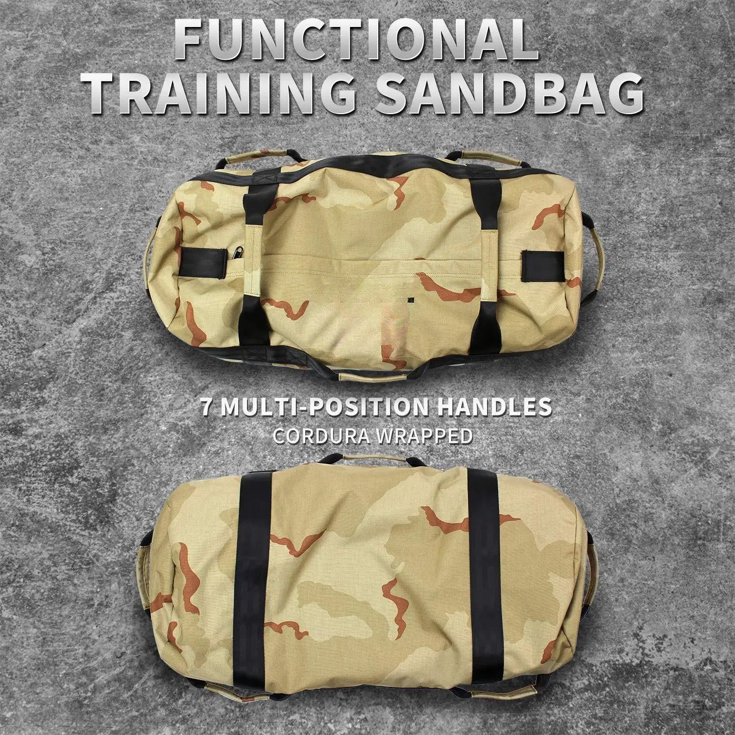 Fitness Workout for Heavy Duty Workout Cross Training 7 Multi-Positional Handles Sand Bag