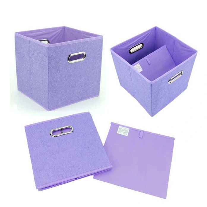 High Capacity Environmental Friendly Non Woven Foldable Cardboard Storage Box