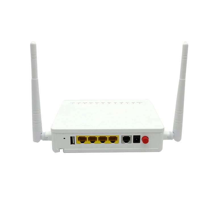 Zte Gpon F663/Epon 1ge 3FE 1tel 5dBi WiFi ONU Ont BTA FTTH Réseau sans fil du routeur