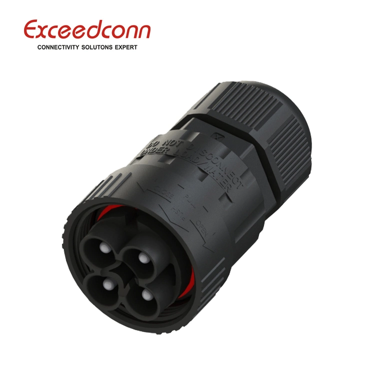 Chinese Factory Power Waterproof Plastic Connector 4 Pins Male Connector