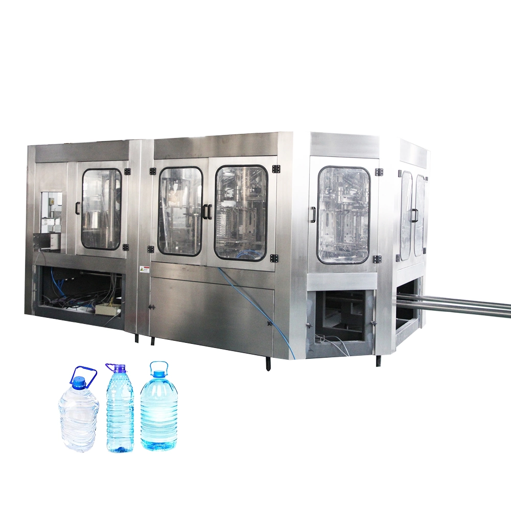 Bajo precio Multi-Head automática de embalaje máquina puro 3L-10L de agua Línea de llenado