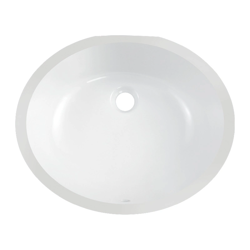 Diseño popular Sanitarcware UPC Subcounter Sink Cuarto de baño forma ovalada bajo contador Cerámica Cuenca Lavadero Cuenca pared Hung Cuenca submontaje Pica