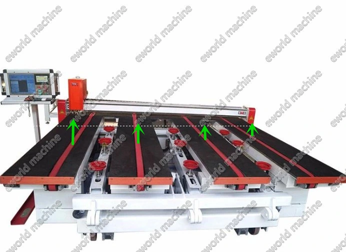 Excelente hoja de proceso automático de corte de vidrio de maquinaria