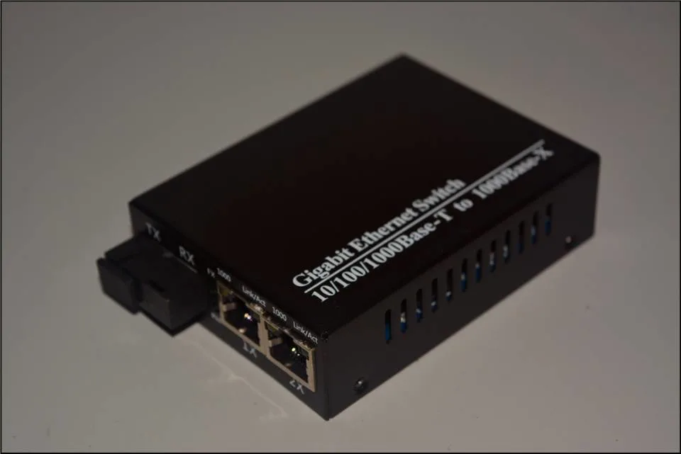 100m/100BASE Monomodo Sc Media Converter.