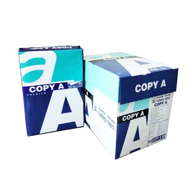 Venta caliente A4 papel Blanco 100% pulpa de madera 500sheets /Ream 70/75/80gsm documento de oficina A4 papel